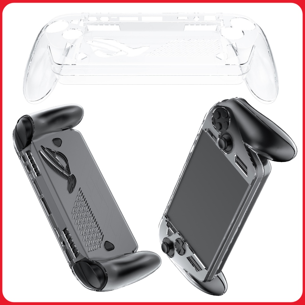 Gaming Console Rog Ally - Doorzichtige hoes Lichtgewicht beschermhoes Anti-kras Anti-val