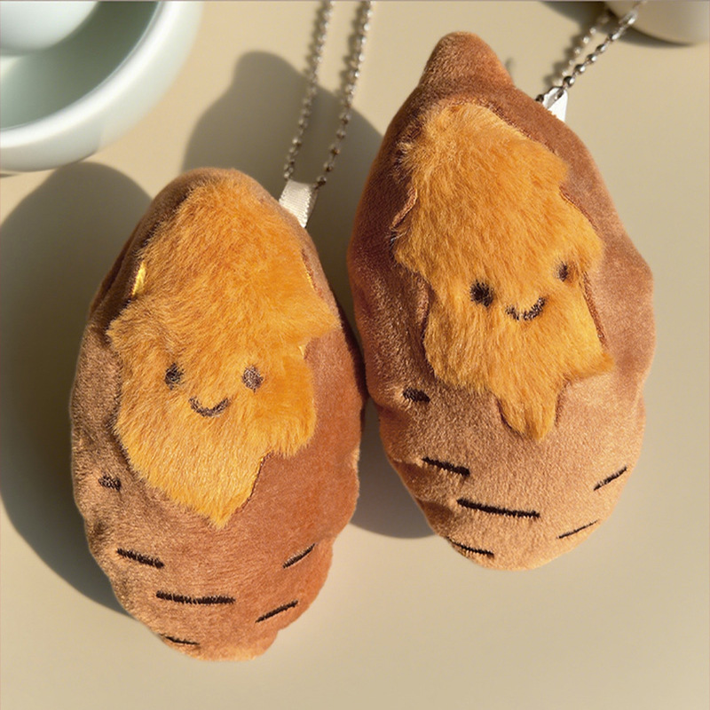 Gaming Console Keychain - Zoete aardappel pluche sleutelhanger Huidvriendelijke pluche