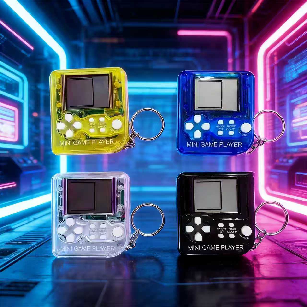 Gaming Console Keychain - Retro Mini Handheld Game Console-sleutelhanger Klassieke