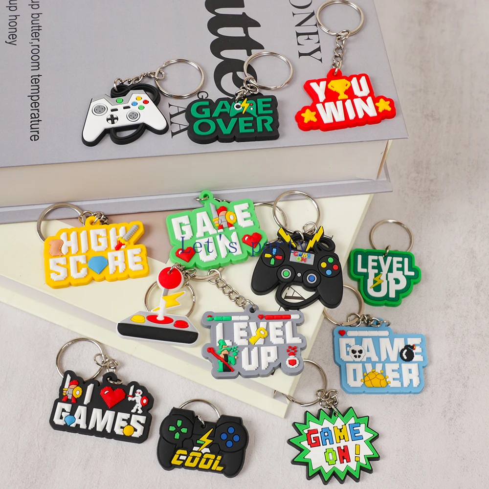 Gaming Console Keychain - 13 stuks videogame op thema PVC