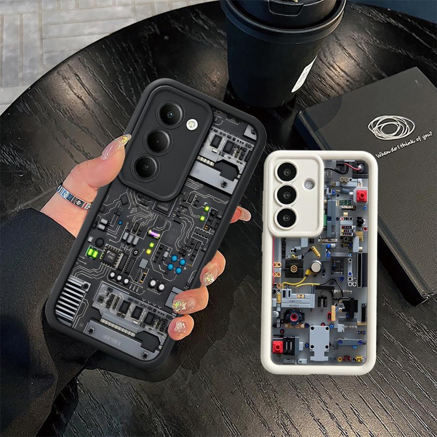 Gaming Console For Phone - Paarse gaming console telefoonhoesje voor Samsung