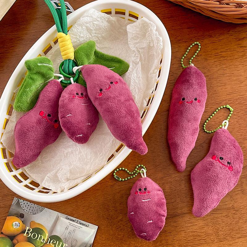 Gaming Console Keychain - Z. Leuke Cartoon Paarse Zoete Aardappel