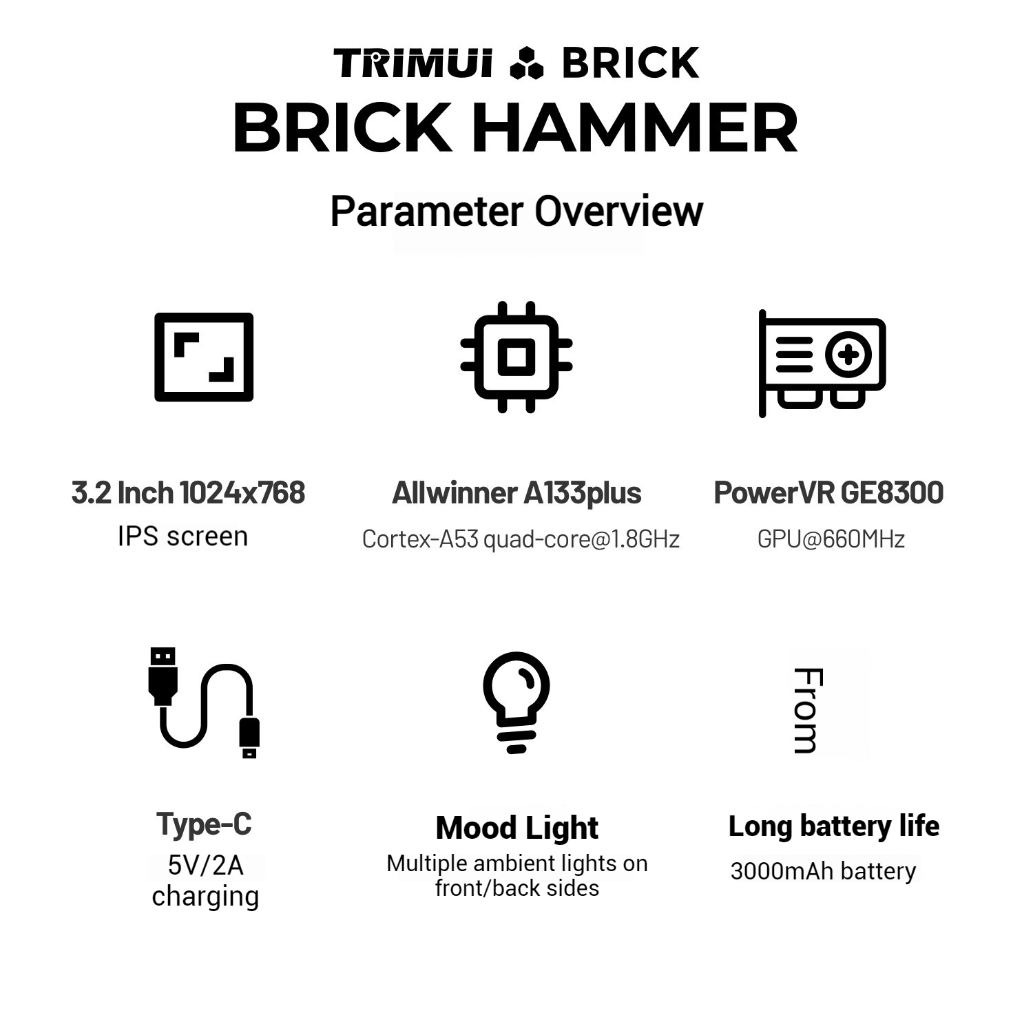 TRIMUI Brick Hammer Volledig M - Gaming Console All recensie en prijs