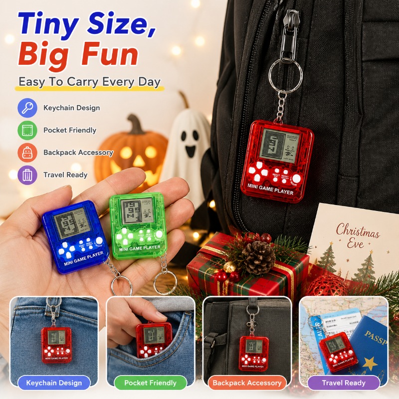 Mini Tetris Game Console Sleut - Gaming Console Keychain recensie en prijs