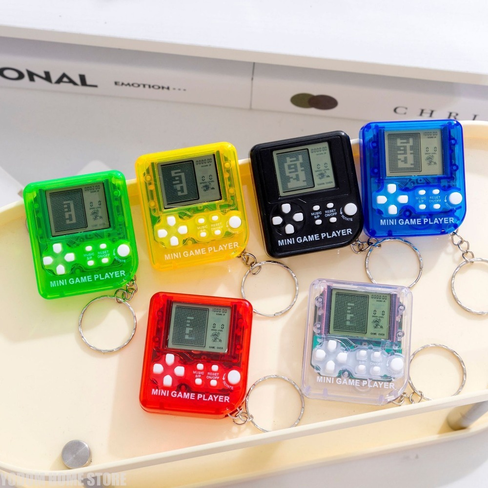 Klassieke nostalgische Tetris  - Gaming Console Keychain recensie en prijs